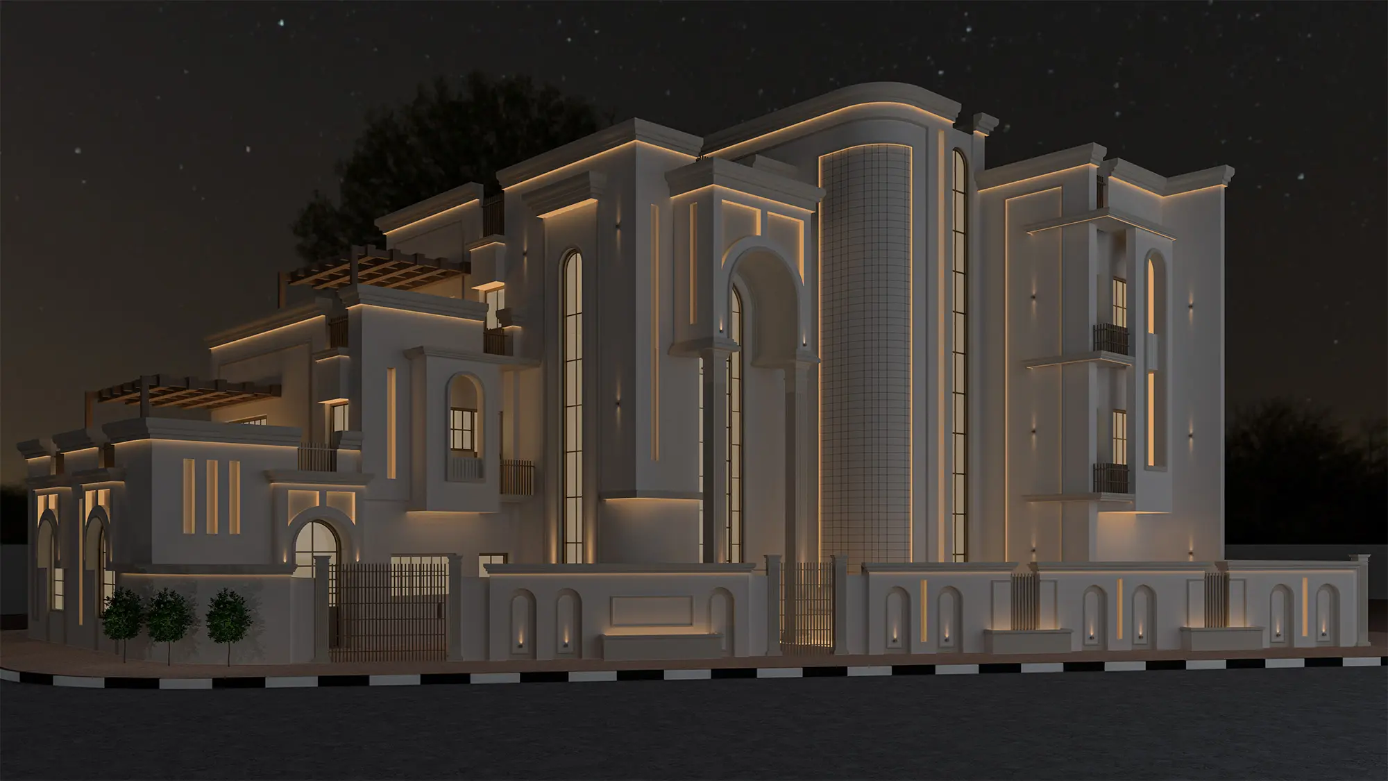 تصميم منزل نيوكلاسيك