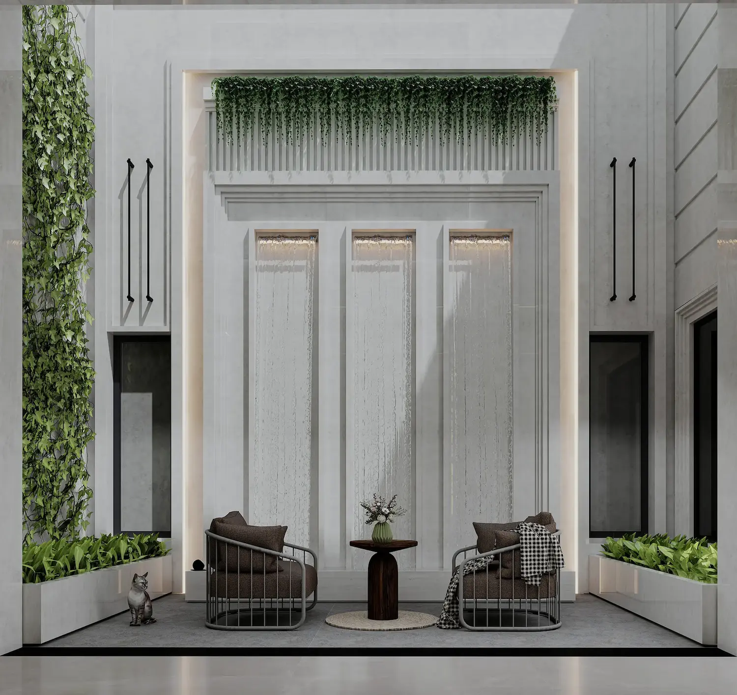 تصميم حديقة داخلية
