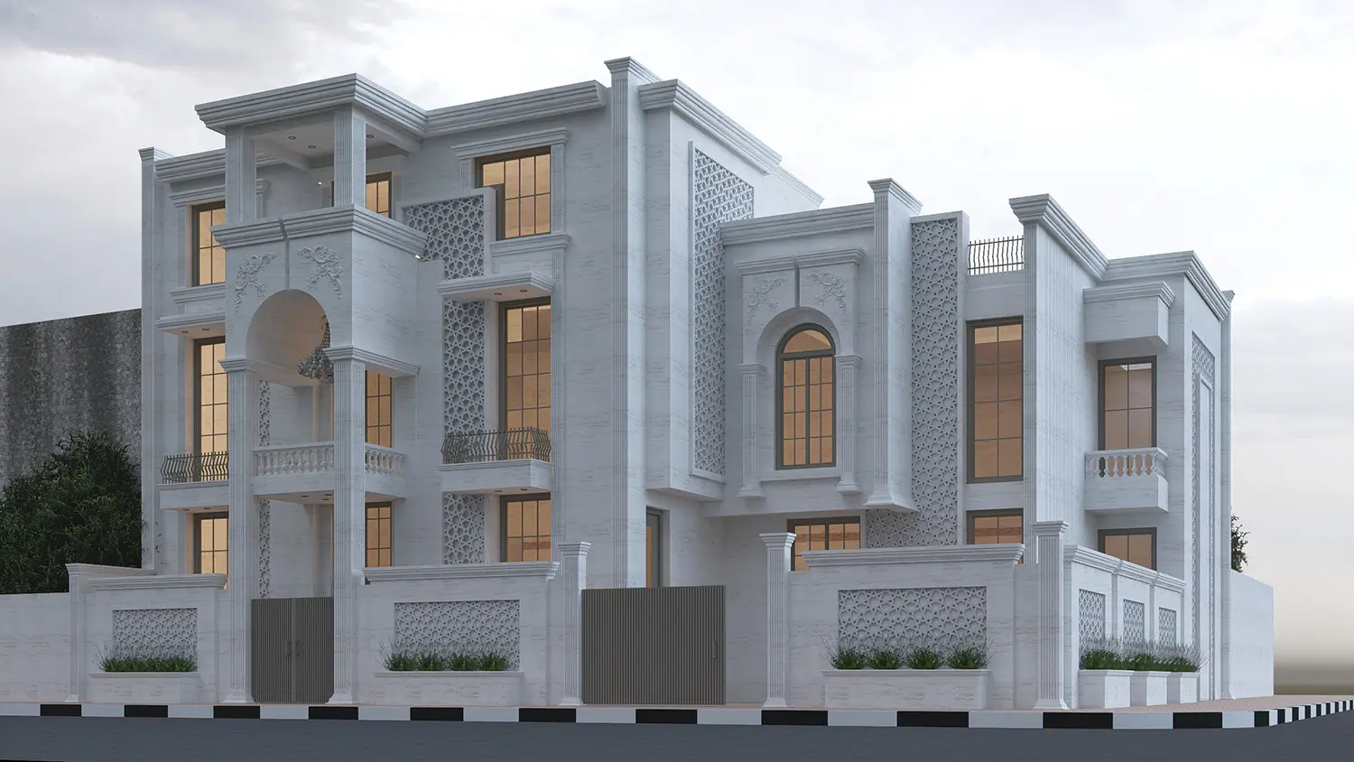تصميم منزل كلاسيك